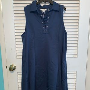 NWT Blue High Low Dress
